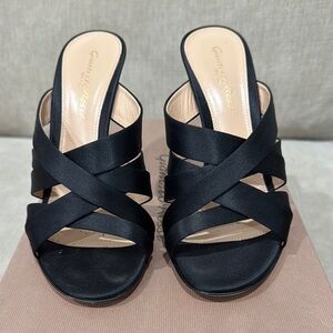 Gianvito Rossi Black Mules with Minimalist Design